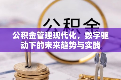 张掖公积金管理现代化，数字驱动下的未来趋势与实践